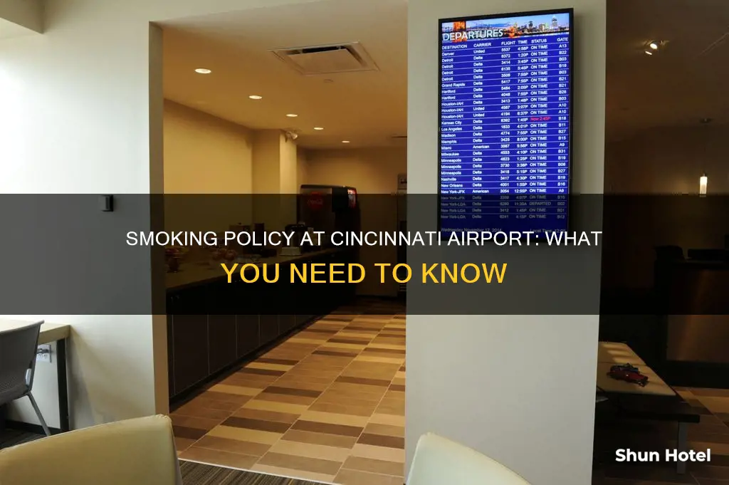 is smoking allowed at cincinnati airport