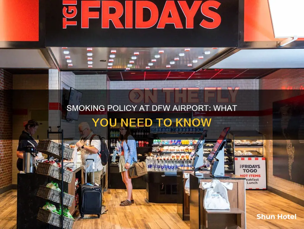is smoking allowed at dfw airport