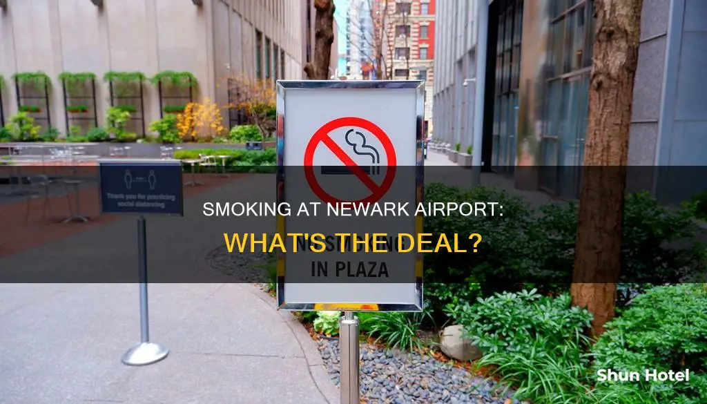 is smoking allowed at newark airport