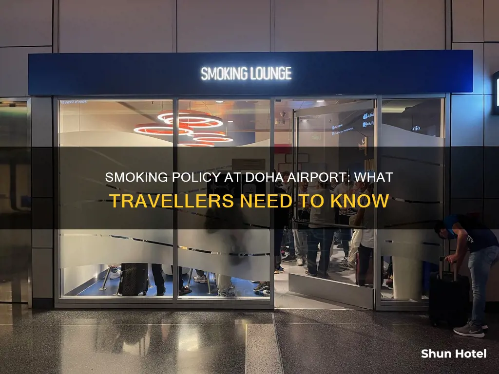 is smoking allowed in doha airport