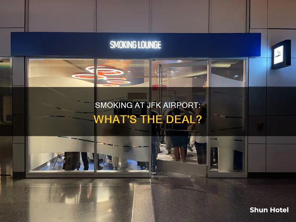 is smoking allowed in jfk airport