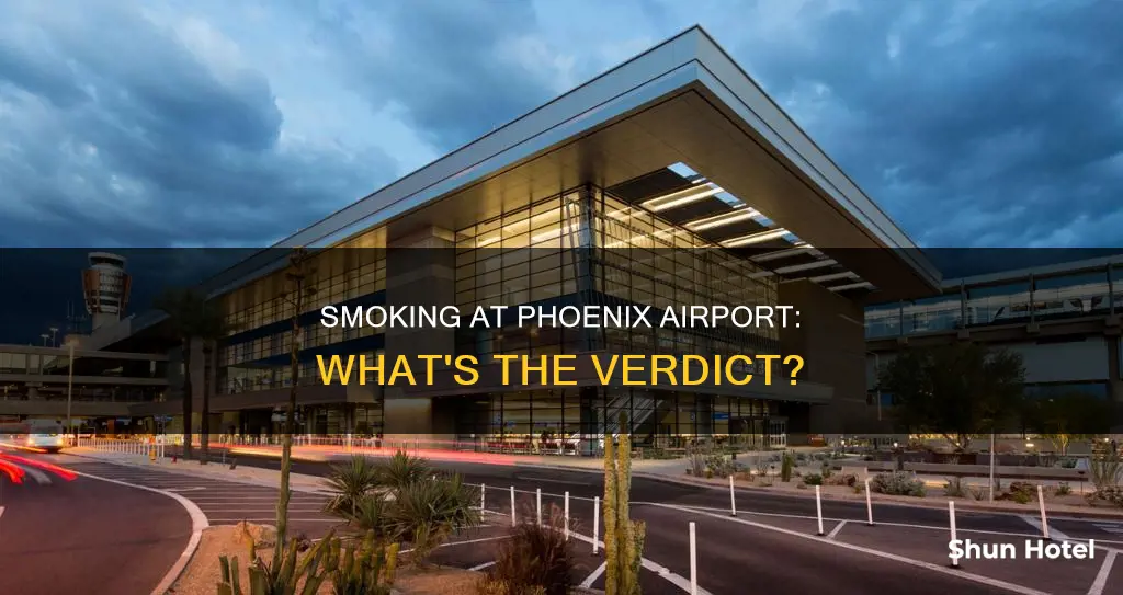 is smoking allowed in phoenix airport