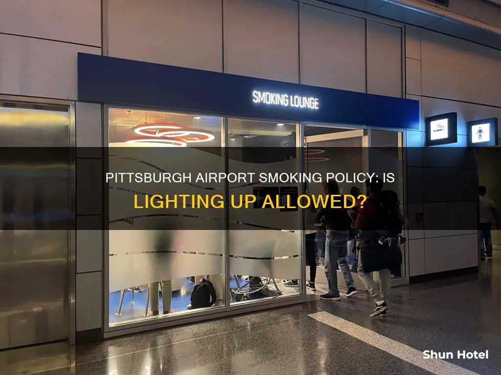 is smoking permitted at pittsburgh airport