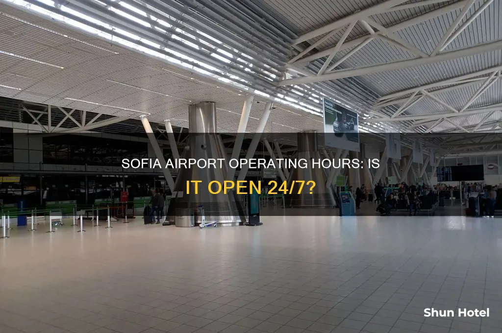 is sofia airport open 24 hours