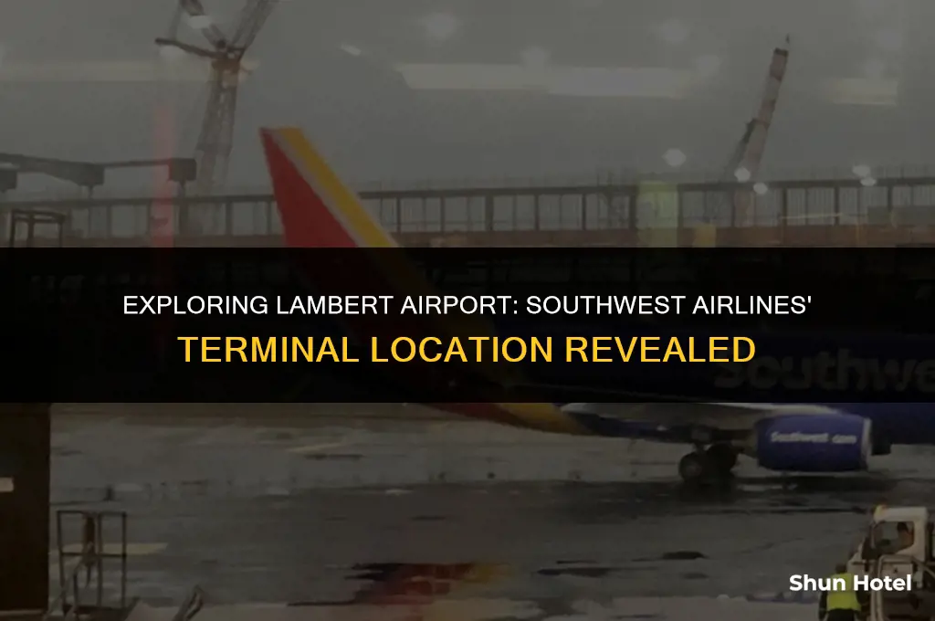 is southwest airlines in the east terminal at lambert airport