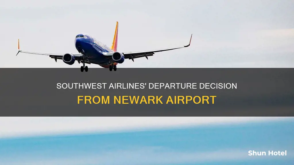 is southwest airlines leaving newark airport