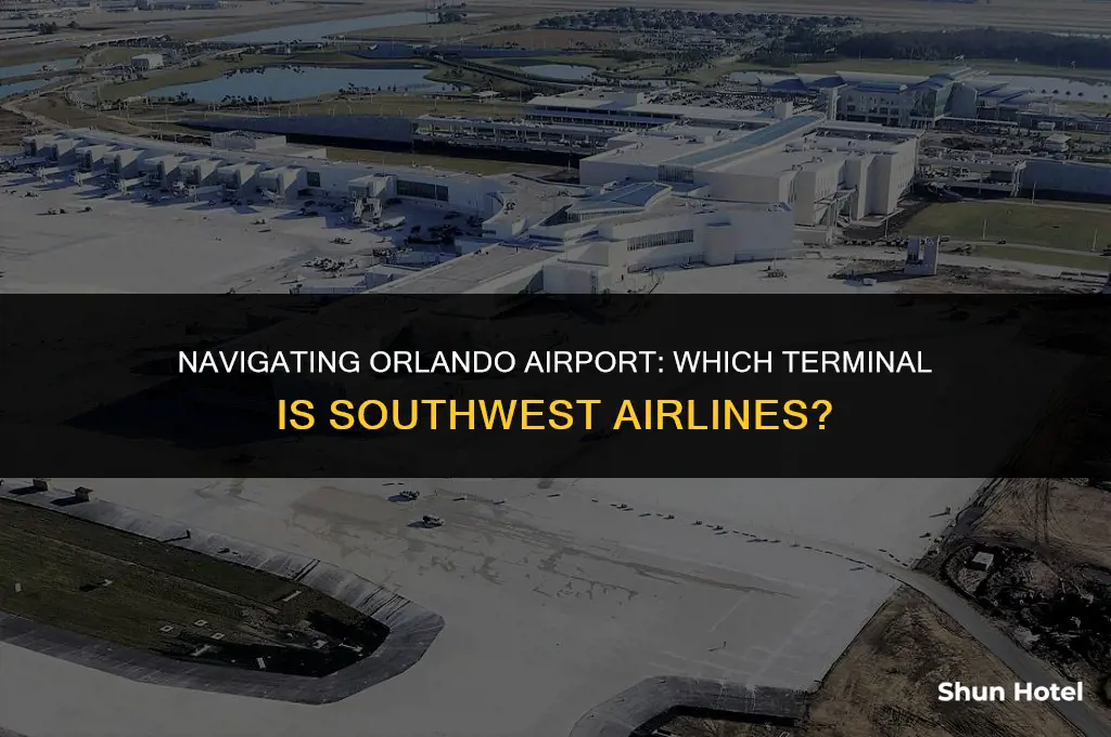 is southwest terminal a or b at orlando airport