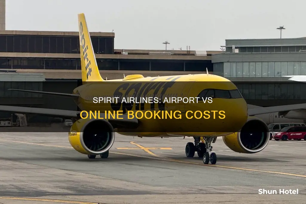 is spirit airlines cheaper at airport