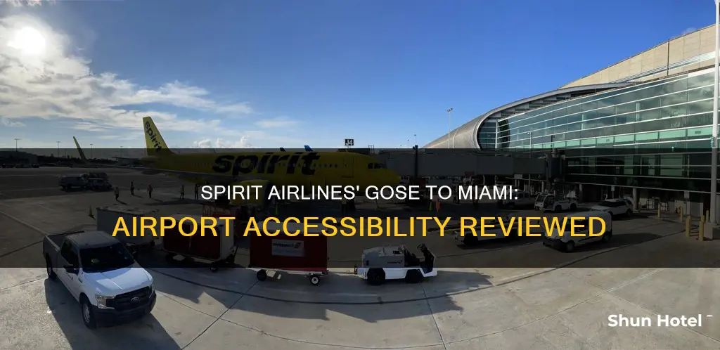 is spirit gose to miami airport