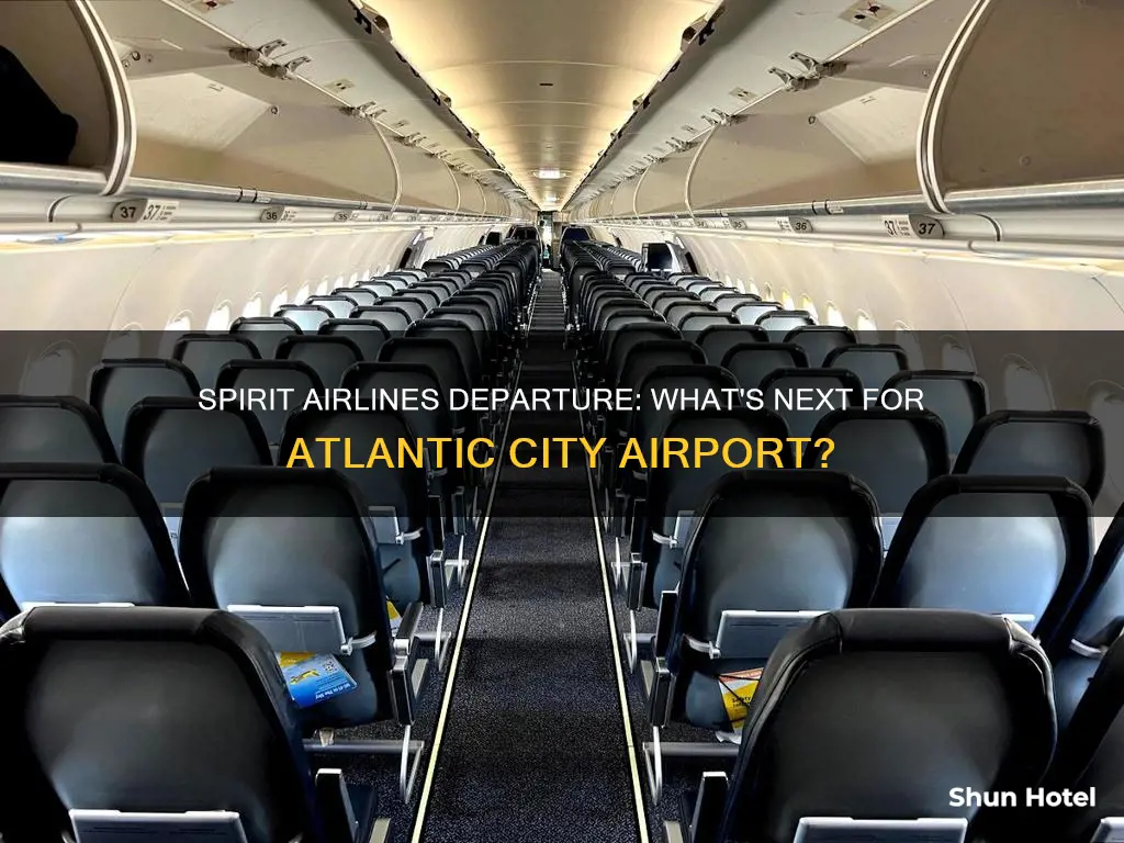 is spirit leaving atlantic city airport