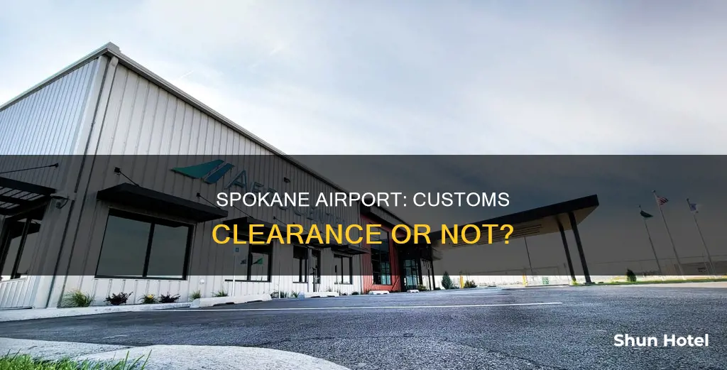is spokane airport a customs airport