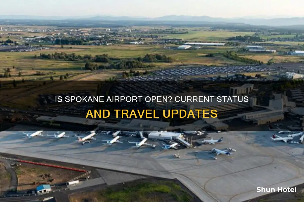 is spokane airport open