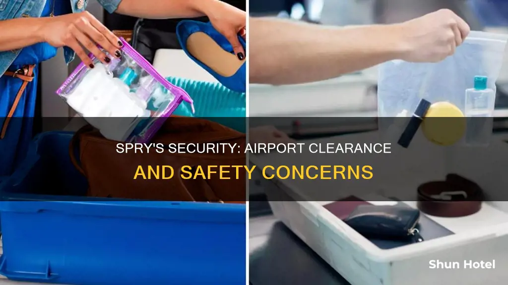 is spry ok in security airport
