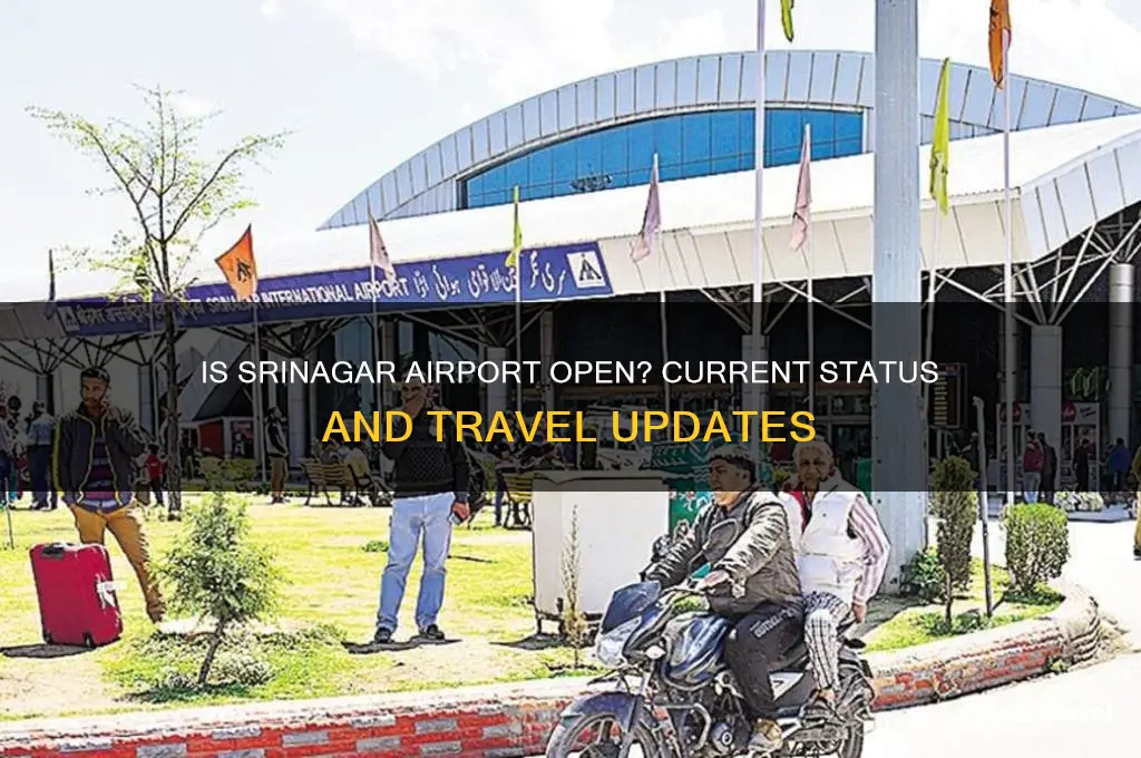 is srinagar airport open