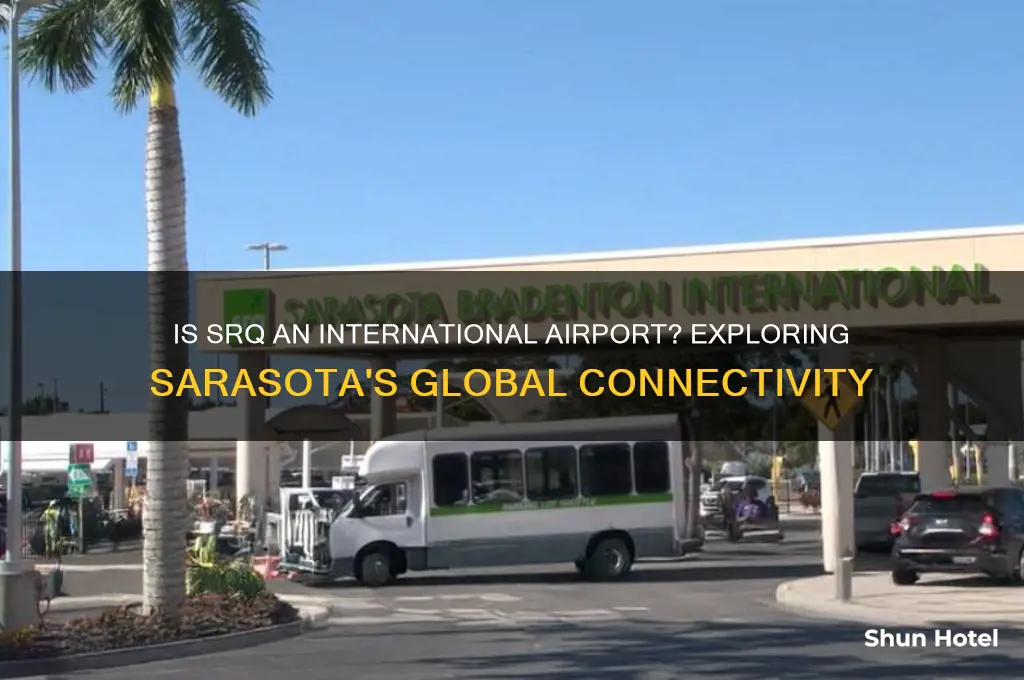 is srq an international airport