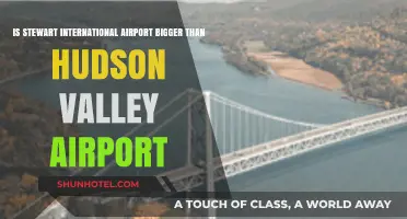 Comparing Stewart International and Hudson Valley Airports: Size and Scale