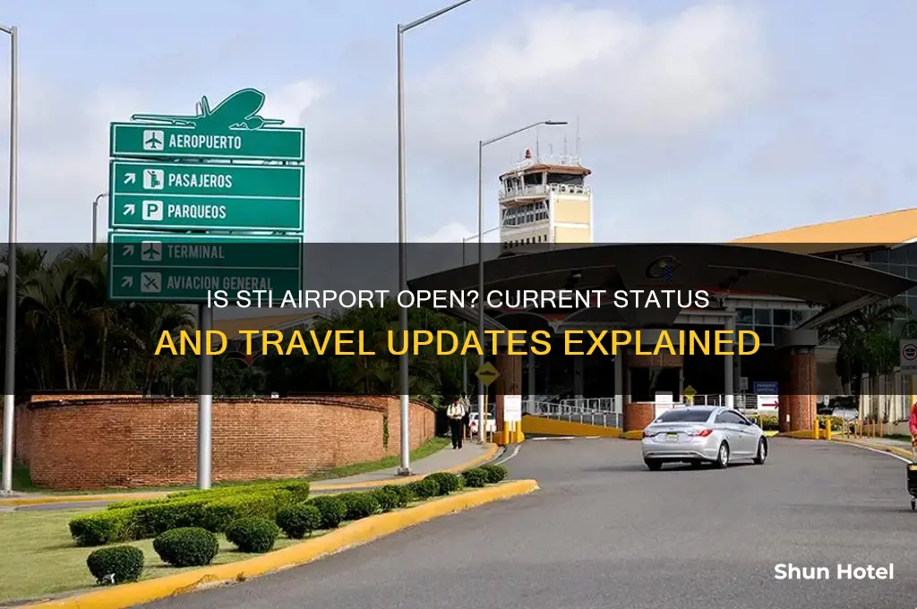 is sti airport open