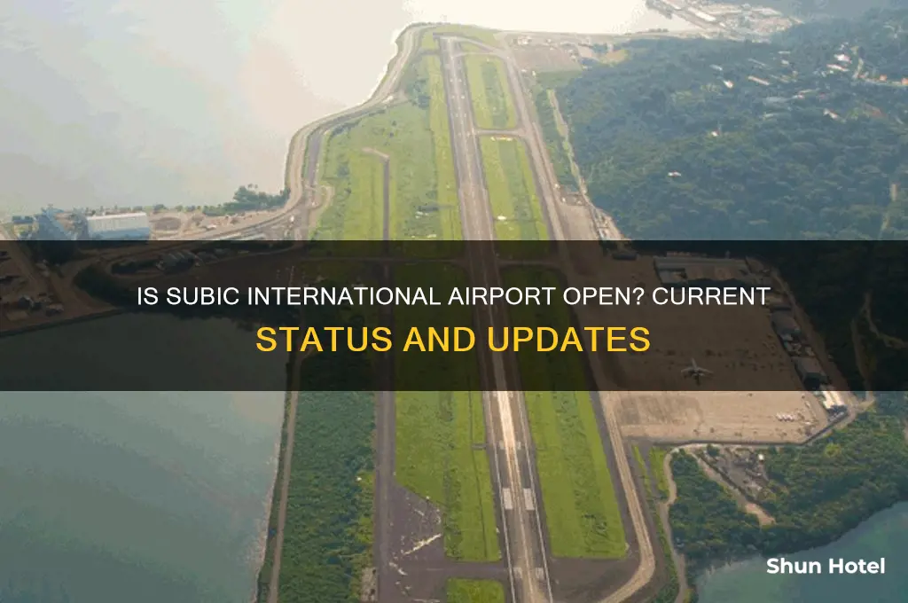 is subic international airport open