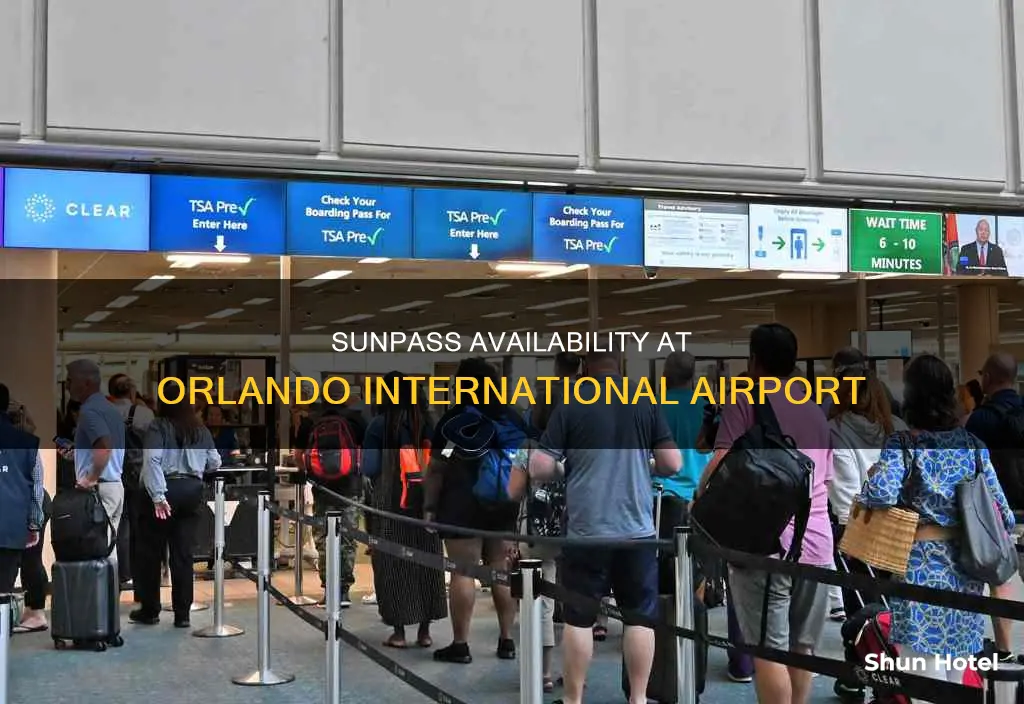 is sunpass sold at mco airport