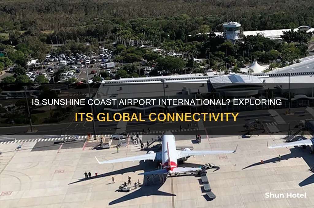 is sunshine coast airport international
