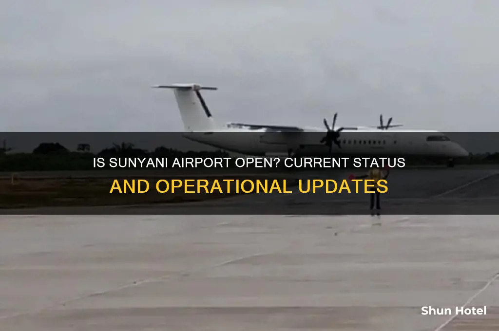 is sunyani airport open