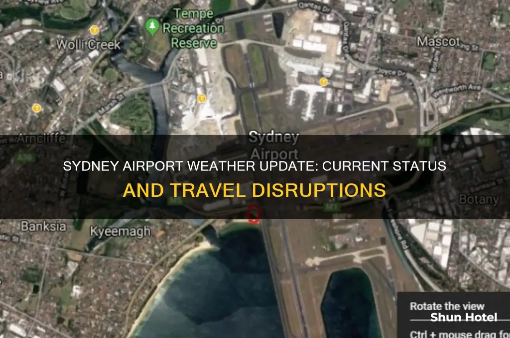 is sydney airport open due to weather
