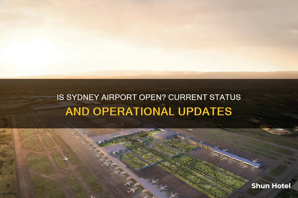 is sydney airport open