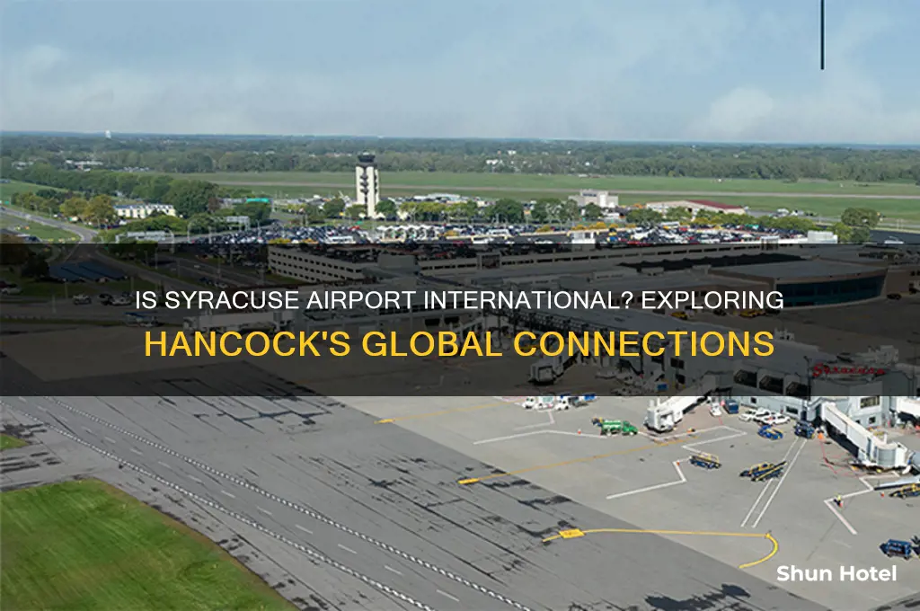 is syracuse airport international