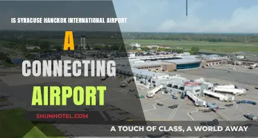 Is Syracuse Hancock International a Major Connecting Airport?