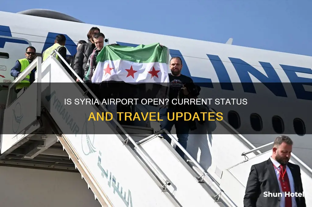 is syria airport open
