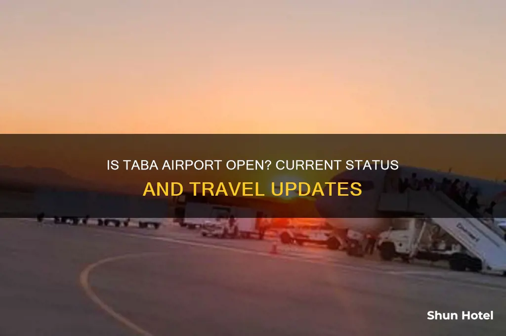 is taba airport open