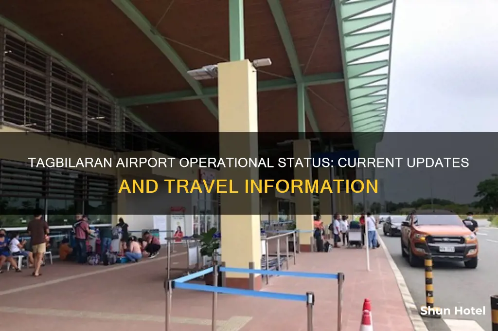 is tagbilaran airport open