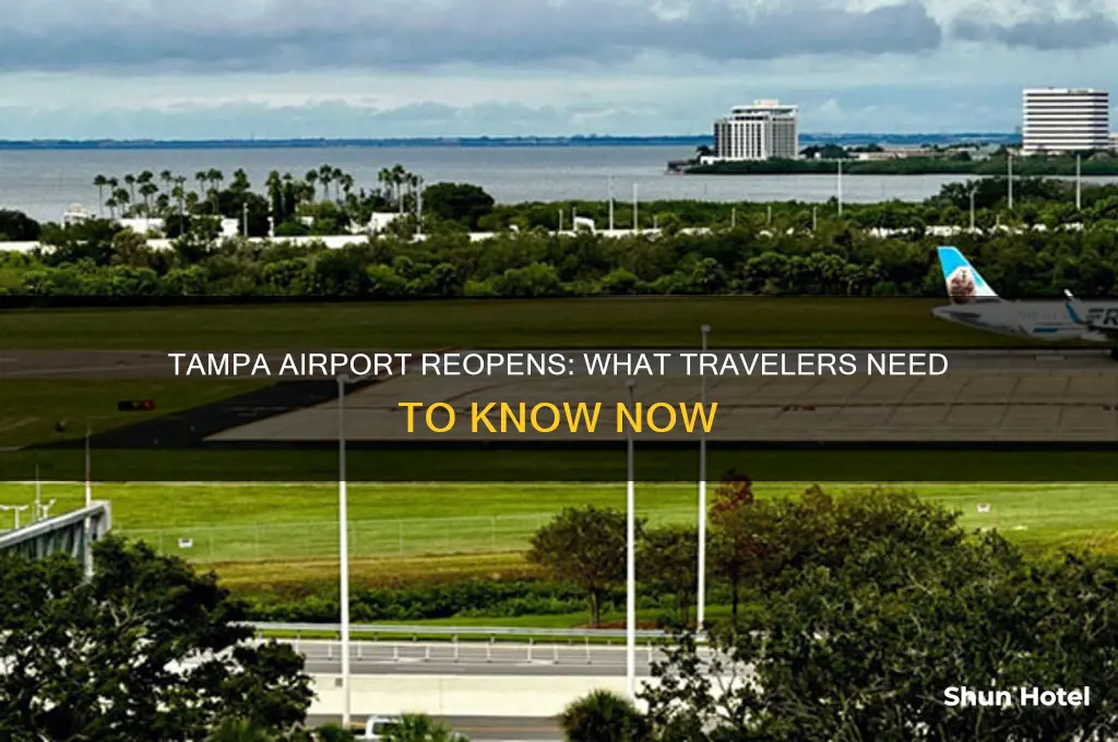 is tampa airport back open