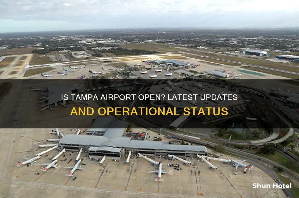 is tampa airport open yet