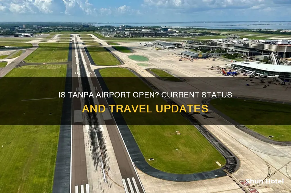 is tanpa airport open