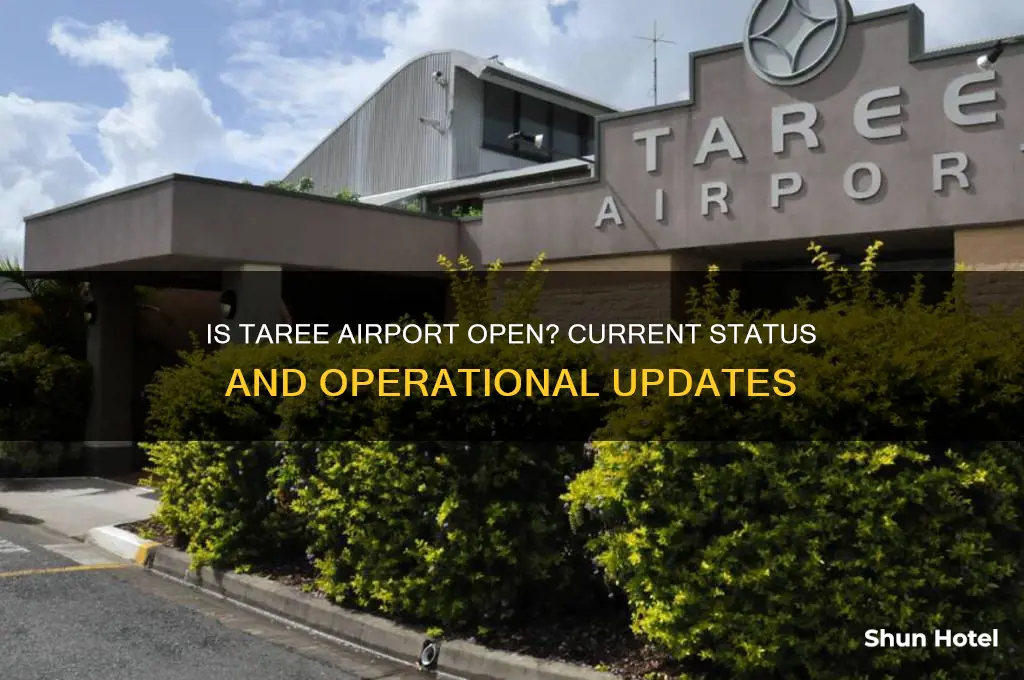 is taree airport open