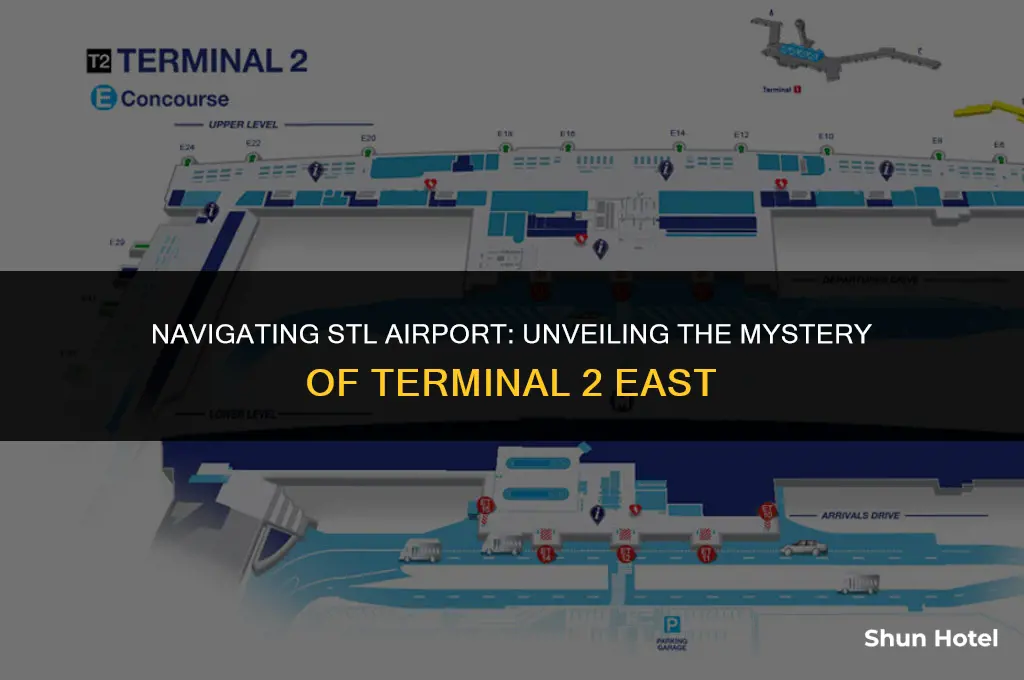 is terminal 2 east terminal at stl airport
