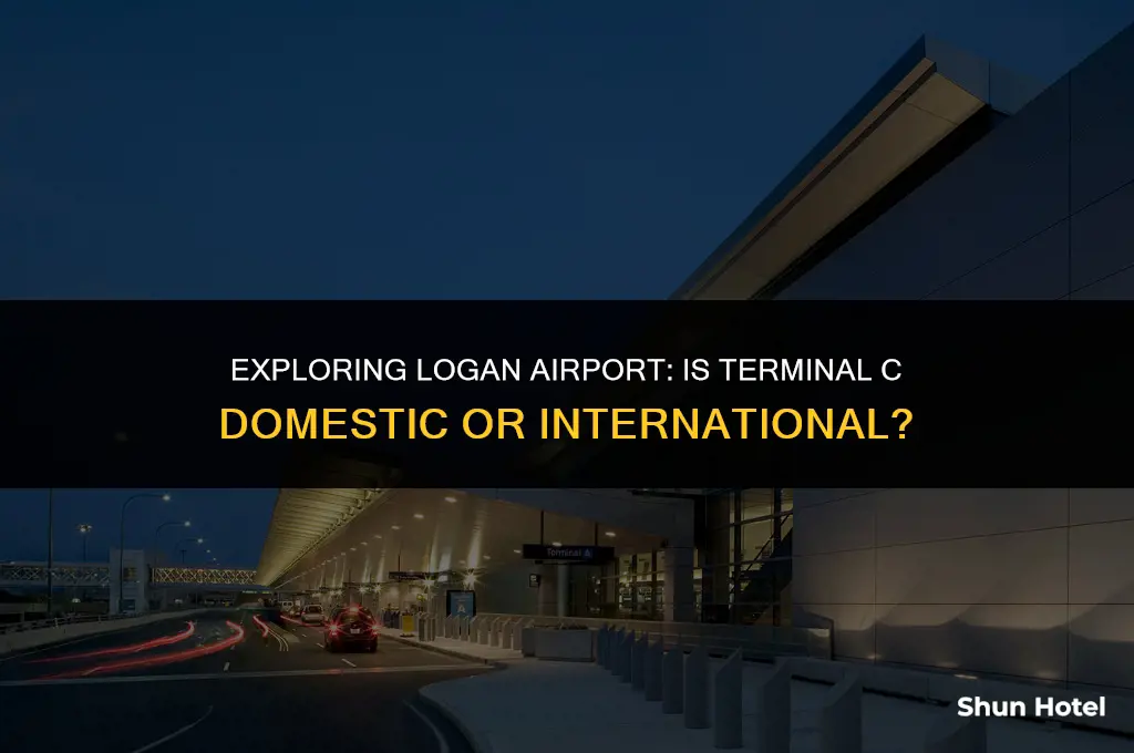 is terminal c domestic of logan airport