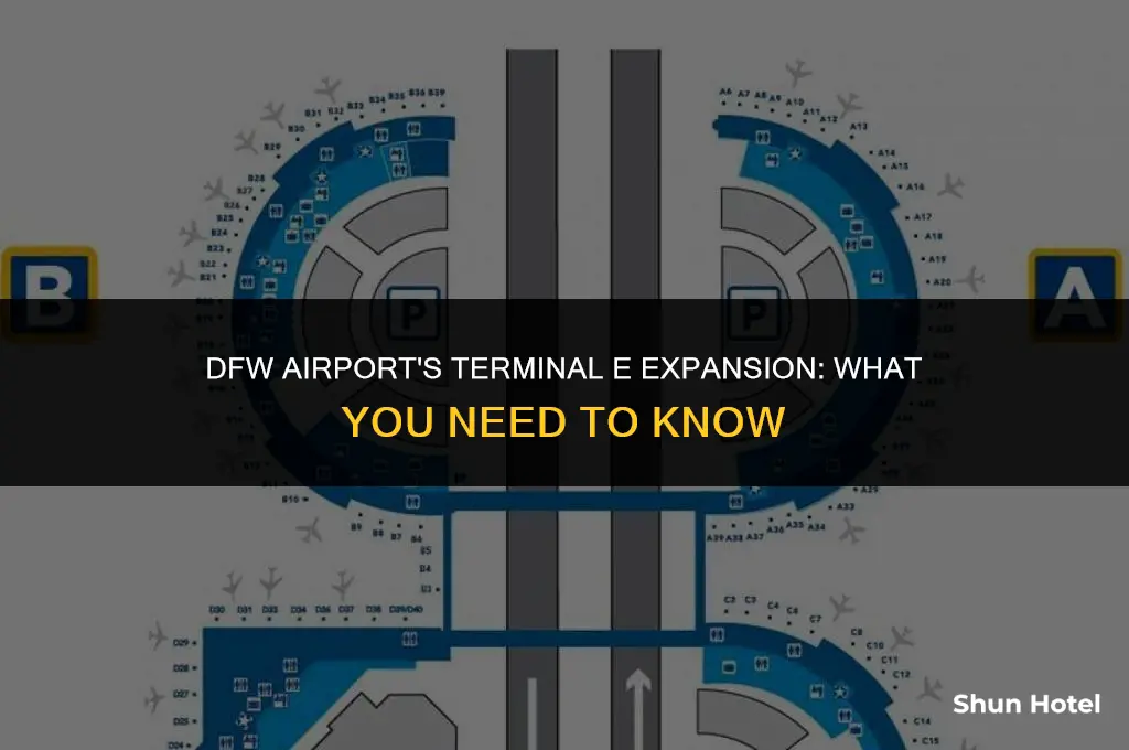 is terminal e at dfw airport under construction