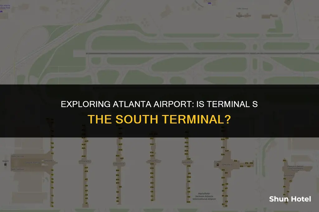 is terminal s at atlanta airport the south terminal