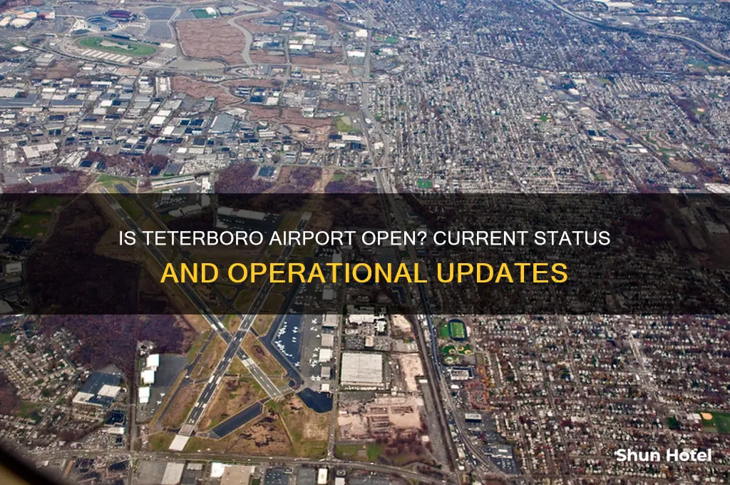 is teterboro airport open