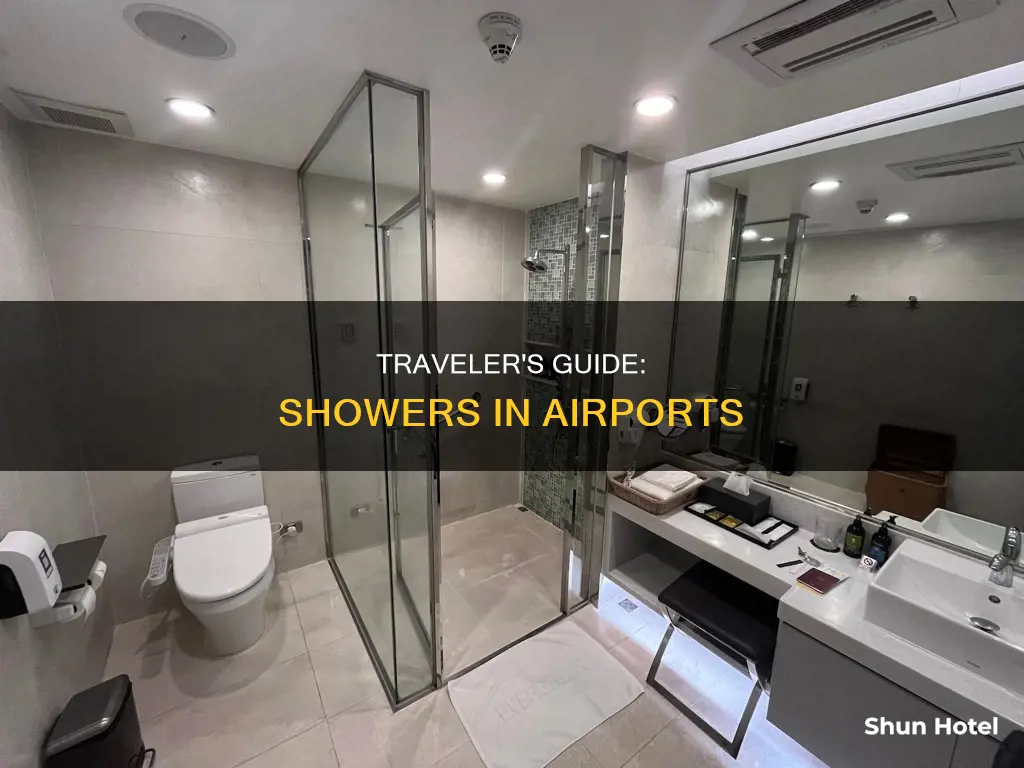 is tghere an showrr in airport