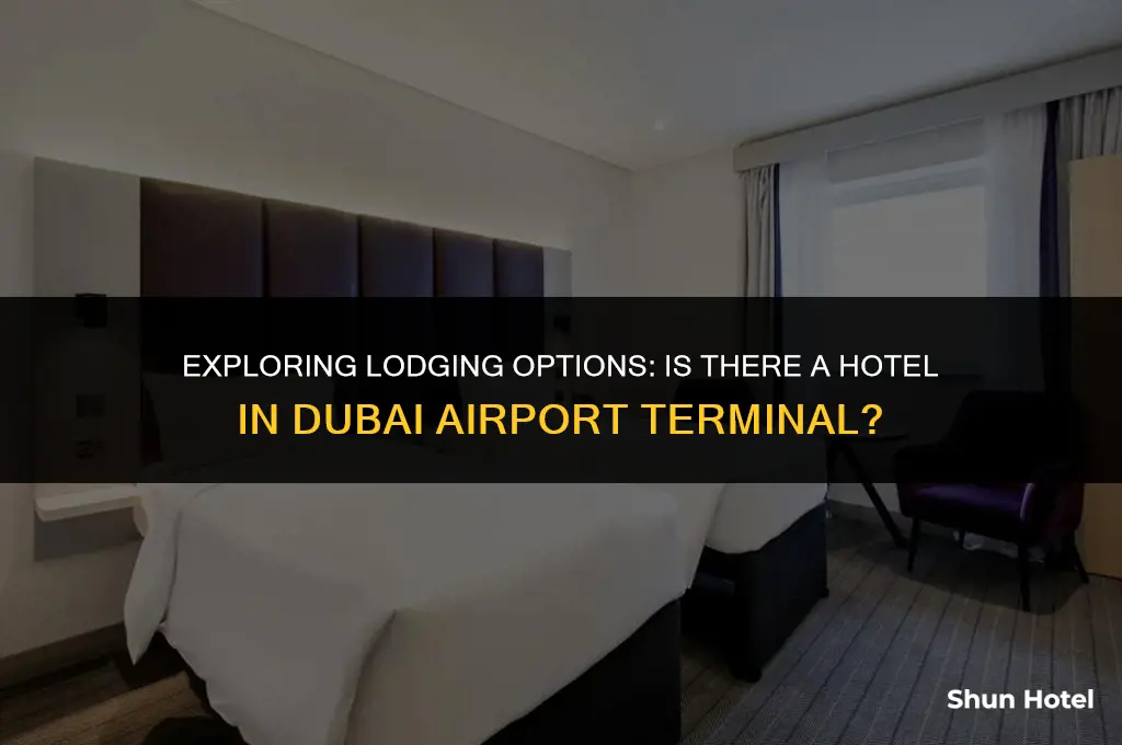 is the a hotel in dubai airport terminal