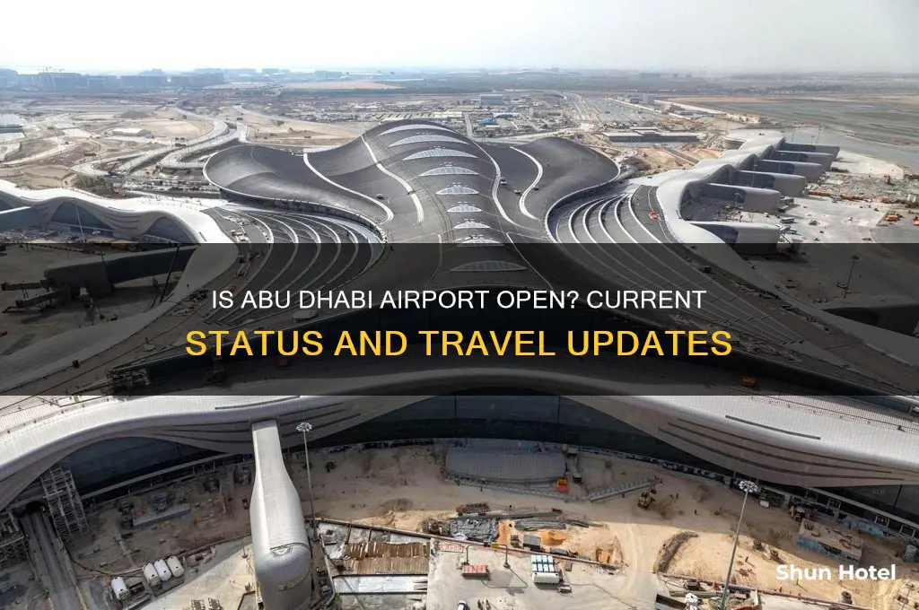 is the abu dhabi airport open
