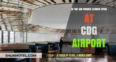 Is the Air France Lounge Open at CDG Airport?