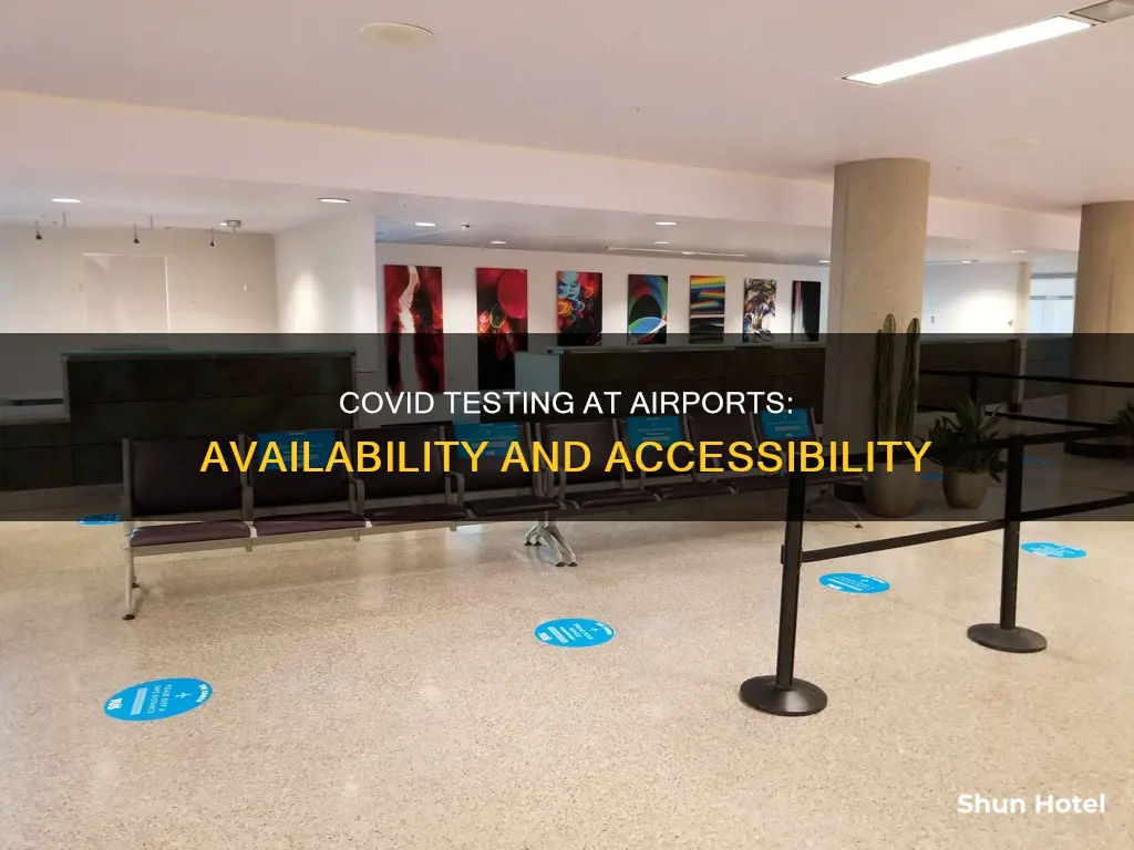 is the airport doing covid testing