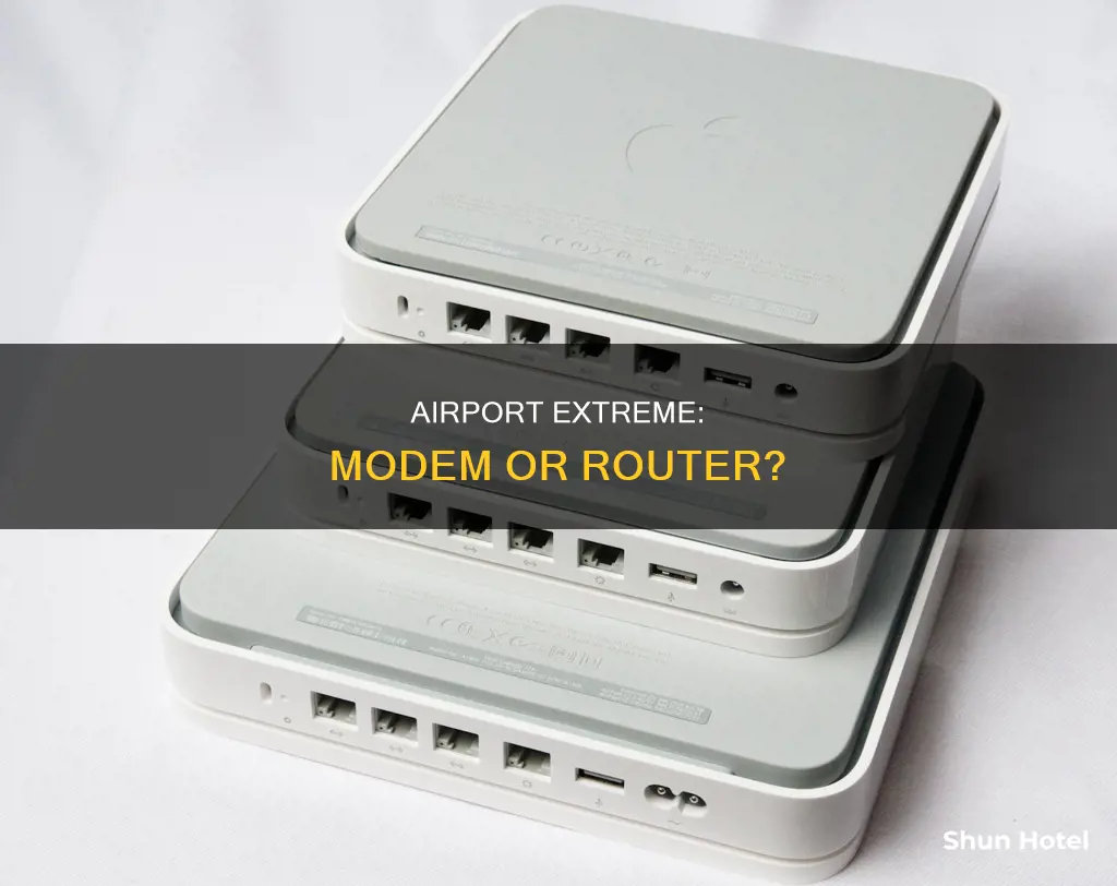 is the airport extreme a modem