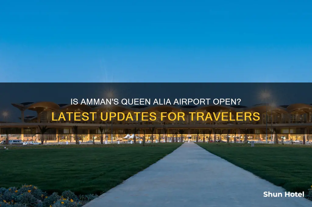 is the airport in amman jordan open