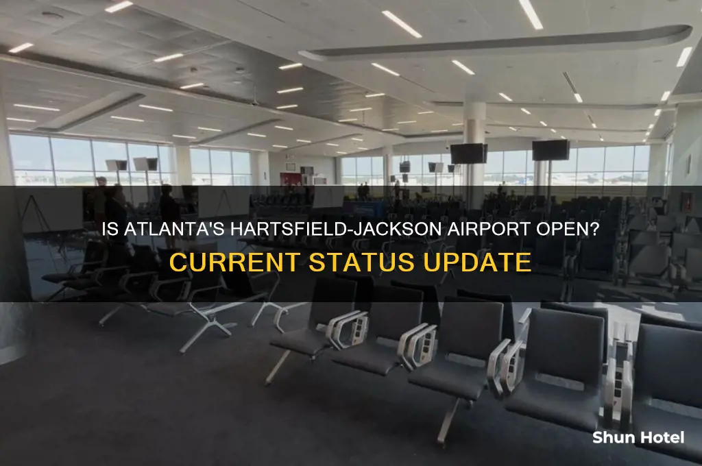 is the airport in atlanta georgia open