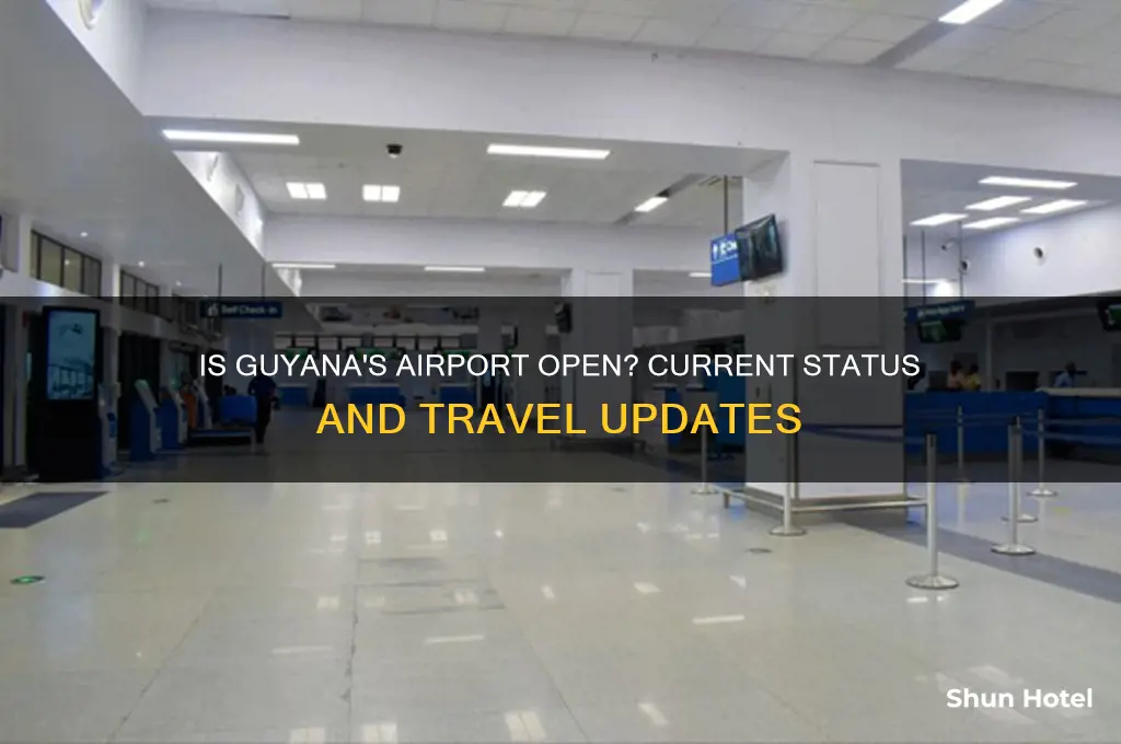 is the airport in guyana open
